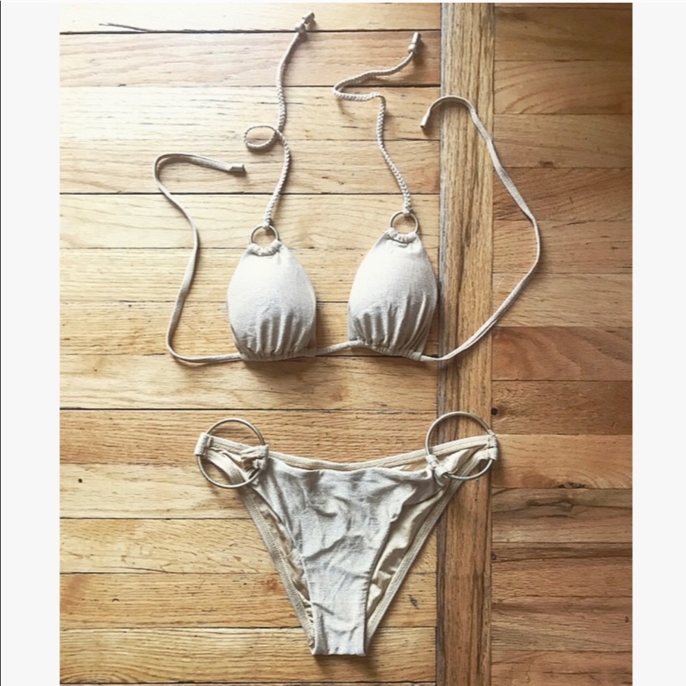 Vitamin A styled Nude Gold Bikini☀️